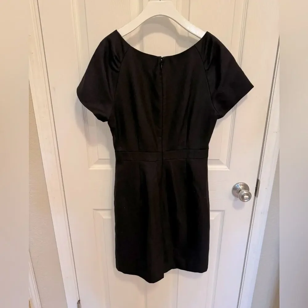 J Crew V-neck Wool Blend Sheath Dress size 6